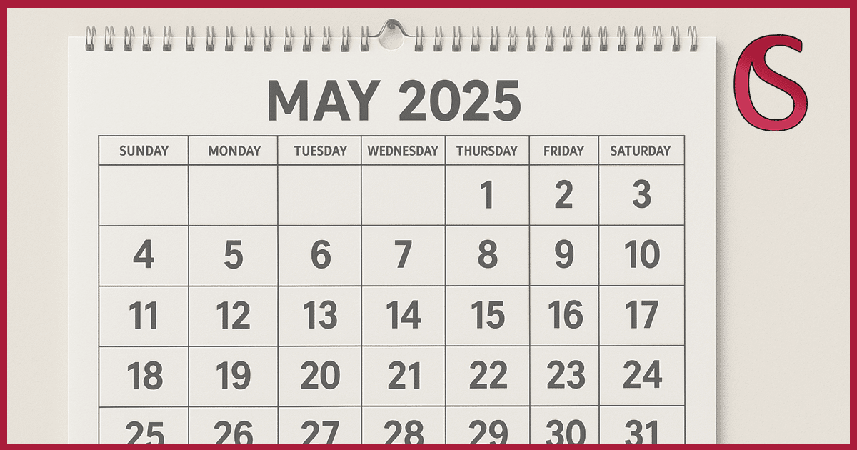 Scadenze Fiscali Maggio 2025